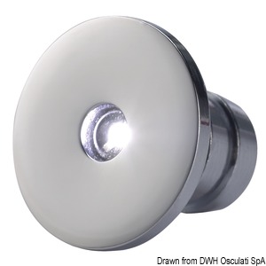 Apus-r LED courtesy light for recess mounting - frontal orientation